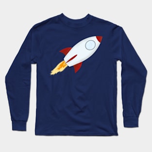 Retro Rocket Long Sleeve T-Shirt